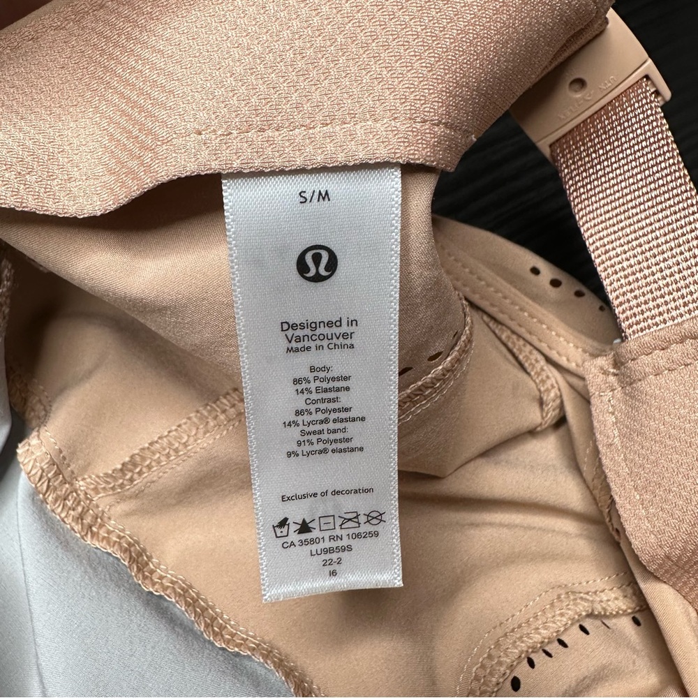 Lululemon Lightweight Crushable Run Hat NWT S/M (GGRE/PCLY/SEAL) - Picture 8 of 11